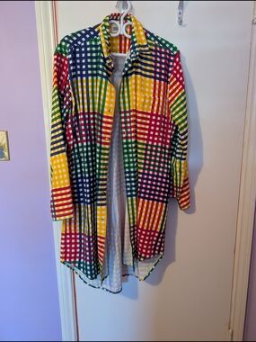 Norblack Norwhite Women’s Multicolor Check Shirt- Yellow, Red, Green